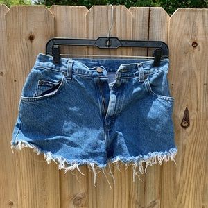 High waist Jean shorts